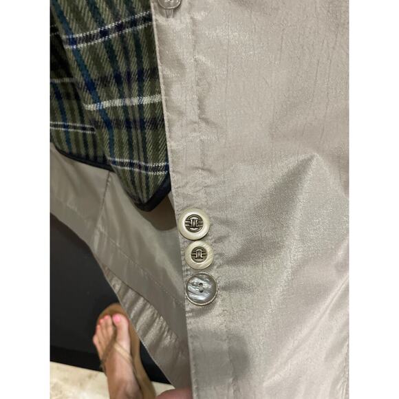 F.S.L FSL collection NWOT trench coat jacket size 6 professional oversized - Picture 11 of 14